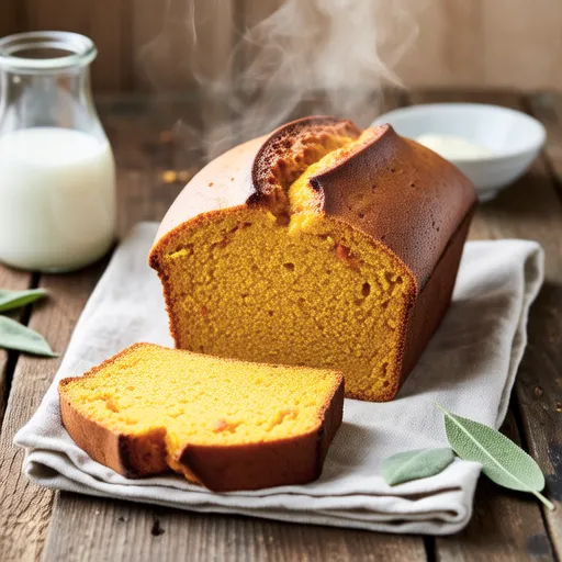 Healthy Pumpkin Morning Bread