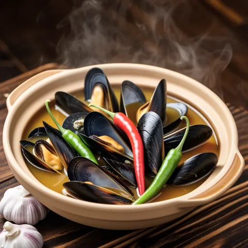 Spicy and Refreshing Mussel Soup