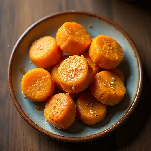 Air Fryer Honey Butter Sweet Potato Bites