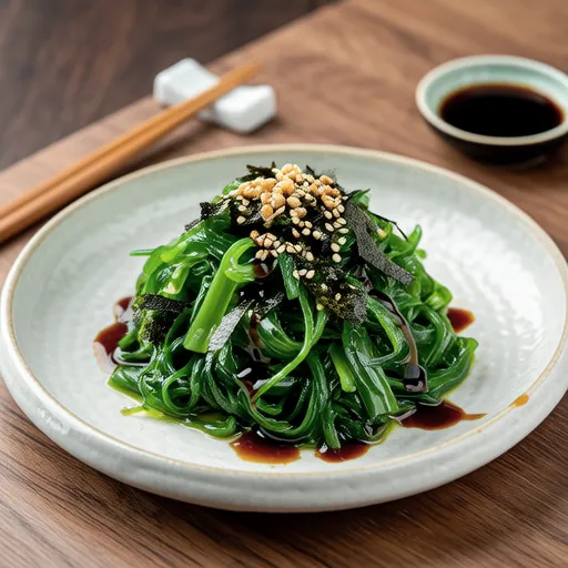Komatsuna with Nori Dressing