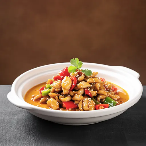 Paprika and Canned Mackerel Curry Stir-fry