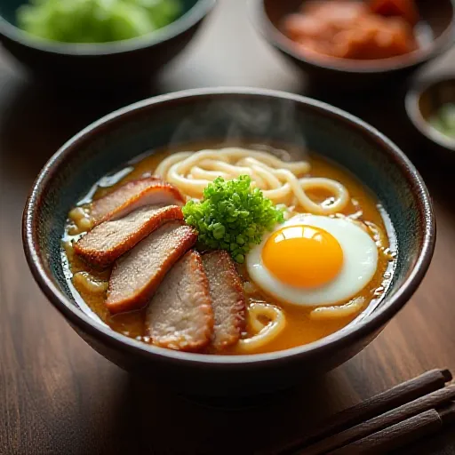 Pork Belly and Fluffy Egg Udon