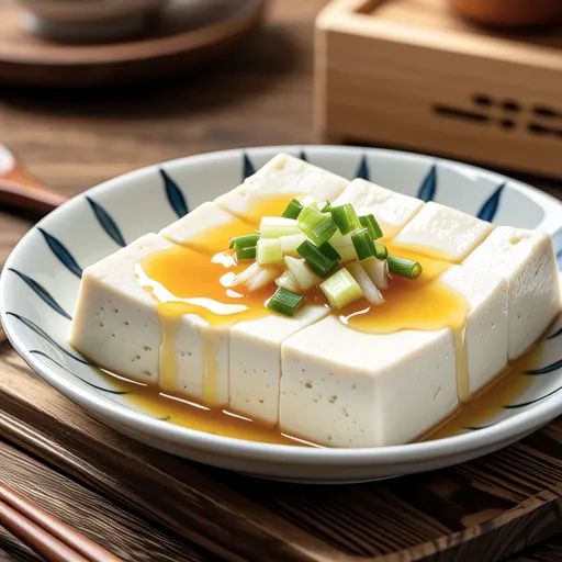 Tofu with Egg Sauce