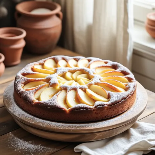Soft and Crispy Apple Cake (Torta di Mele)