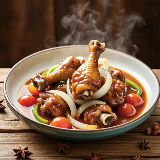 Chicken Drumstick Curry with Grated Onion