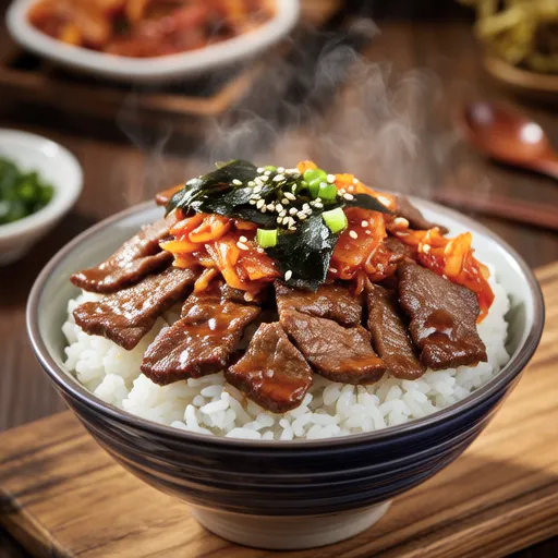 Beef and Kimchi Rice