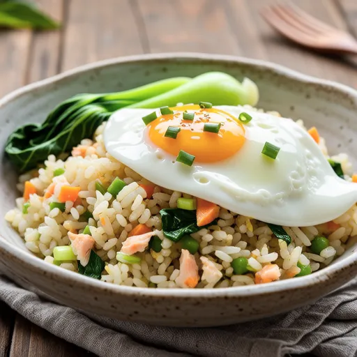 Vegetable Fried Rice with Greens