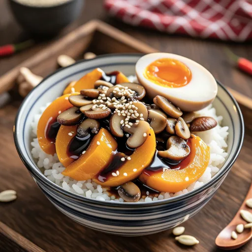 Pumpkin Stir-fry Rice Bowl