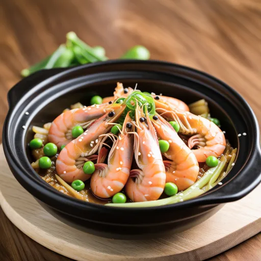Shrimp and Green Ball Quick Simmer