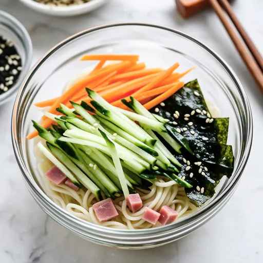 Wakame and Cucumber Vermicelli Salad