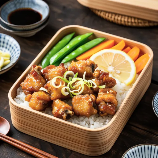 Salt Lemon Karaage Bento
