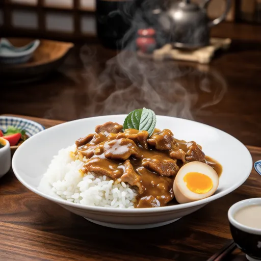 Dry Curry with Plenty of Condiments