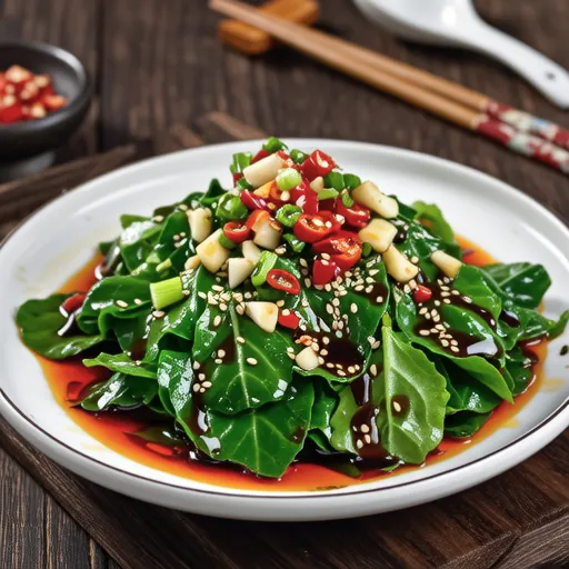 Spring Flavor Tangy Chrysanthemum Salad