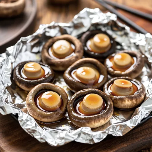Grilled Oyster Mushroom in Foil