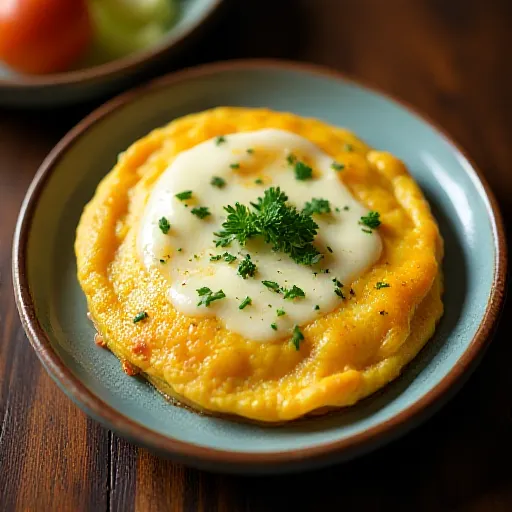 Картофельный омлет с сыром