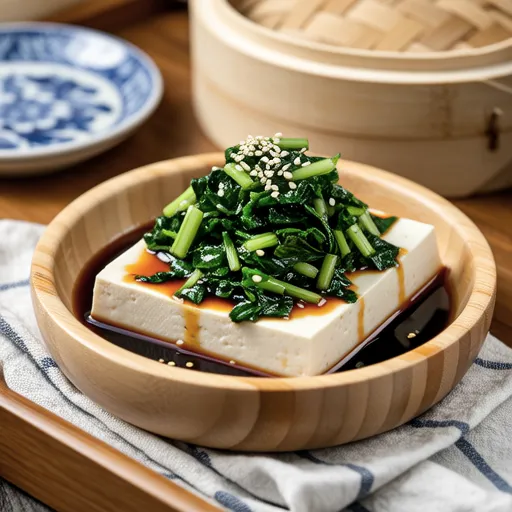 Sesame Perilla Leaf Tofu Salad