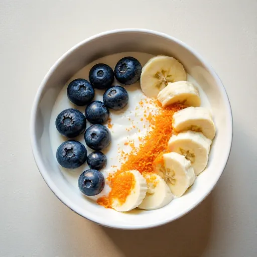 Blueberry Banana Yogurt Bowl