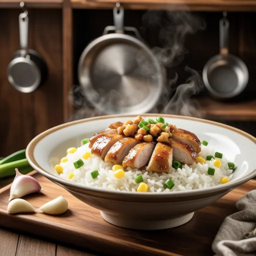 Super Garlic Chicken Rice