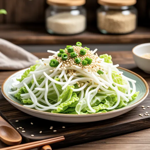 Spring Cabbage and Soybean Sprout Salad