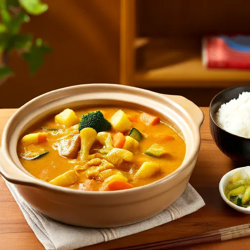 Sweet Potato Broccoli Curry Rice