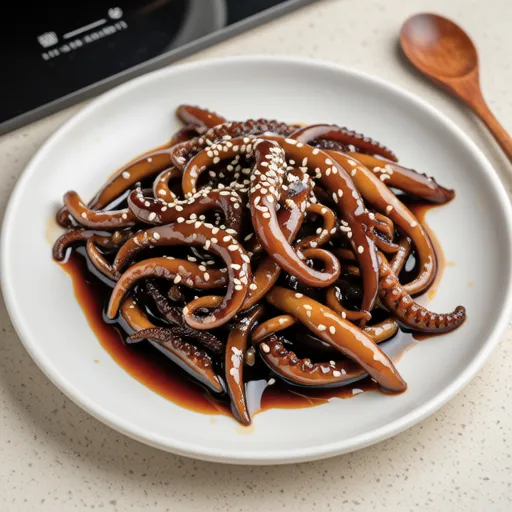 Soy Sauce Stir-fried Dried Squid