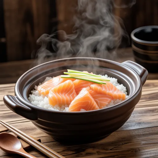Salmon Clay Pot Rice