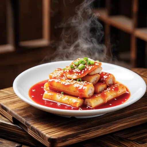 Tteokbokki (Korean Spicy Rice Cakes)