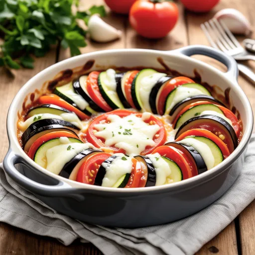 Cheese Ratatouille with Seasonal Tomatoes