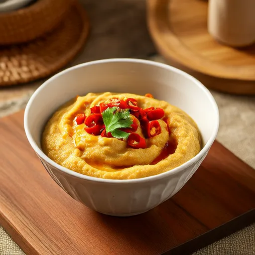 Hummus de pimientos rojos