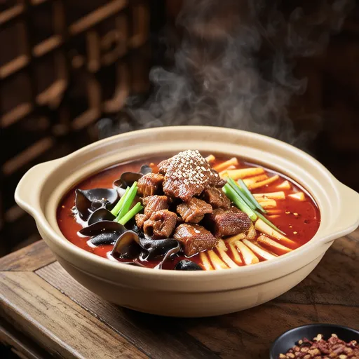 辛いカルビ国밥