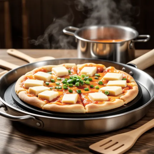 Kagami Mochi Mentaiko Pizza