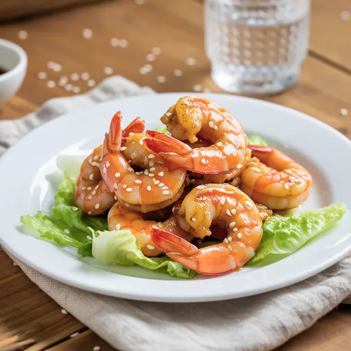 Shrimp with Yogurt Mayo Stir-fry