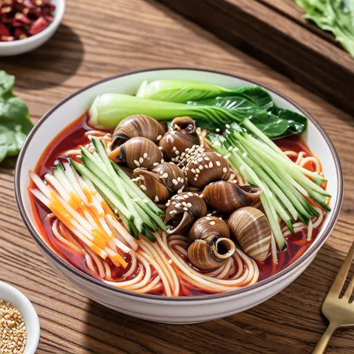 Odongtong Golbaengi Somen (Spicy Sea Snail Noodles)