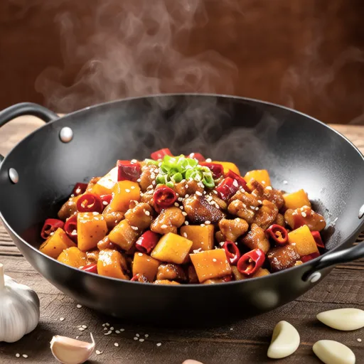 Sweet Potato and Chicken Stir-fry