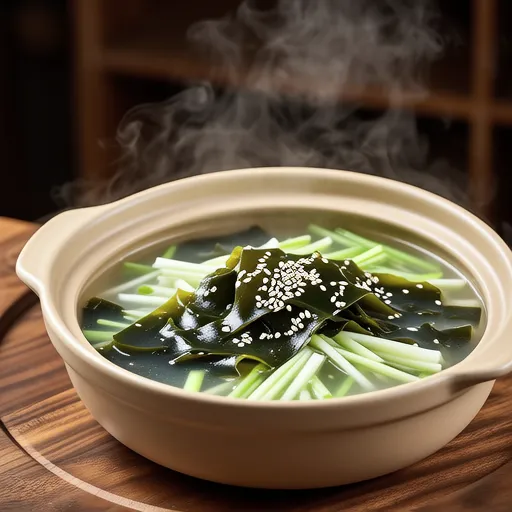 Chinese Soup with Shredded Leek