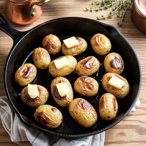 Butter Roasted Baby Potatoes
