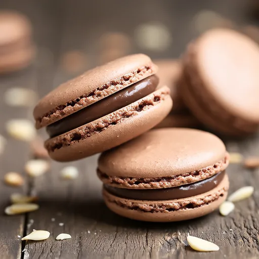 Chocolate Macarons