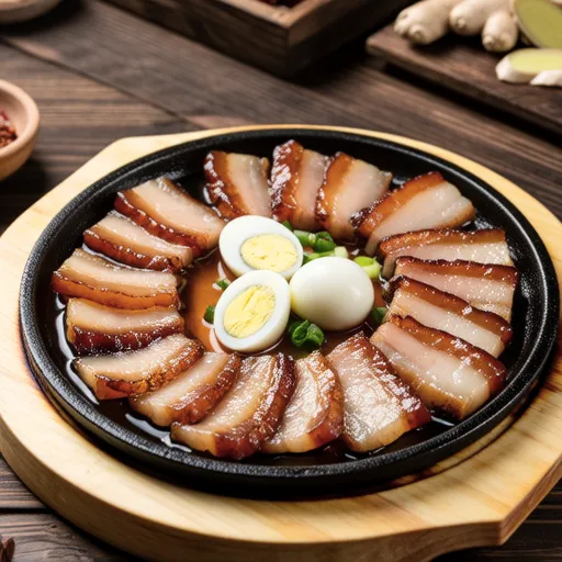 Braised Pork Belly in Frying Pan