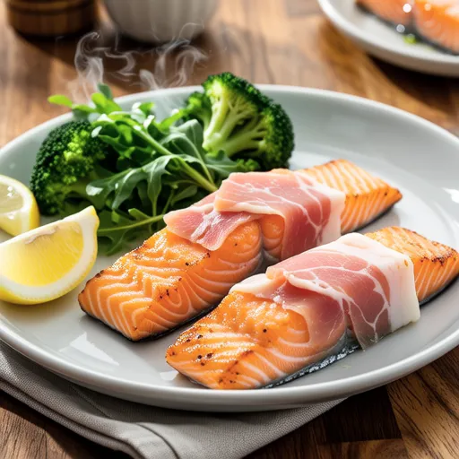 Salmon Wrapped in Prosciutto and Fried