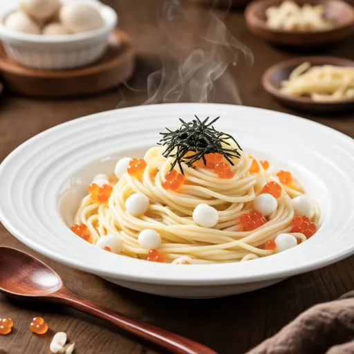 Microwave Cod Roe Spaghetti