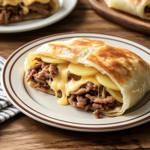 Meat and Potato Cheese Galette