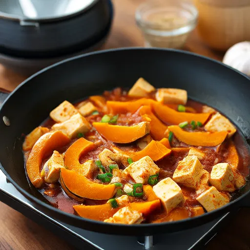 Sauté de courgette et tofu soyeux