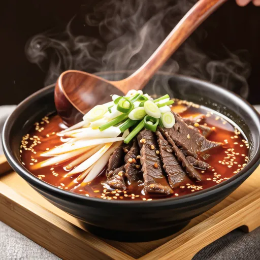 Beef and Green Onion Soup