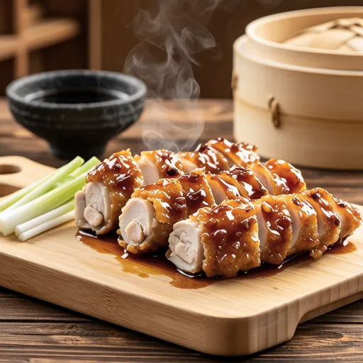 Non-rolled Chicken Char Siu