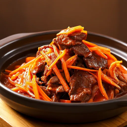 Stir-fried Beef and Carrot