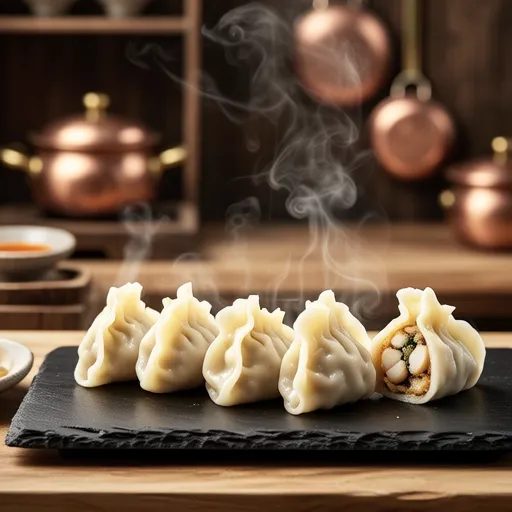 Fried Sardine and Burdock Dumplings
