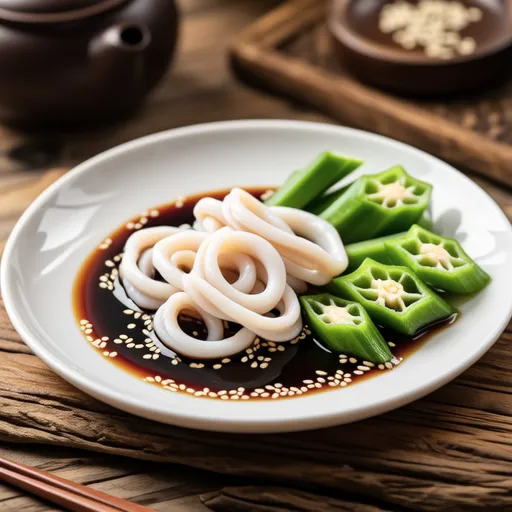 Squid and Chikuwa Soy Sauce Salad