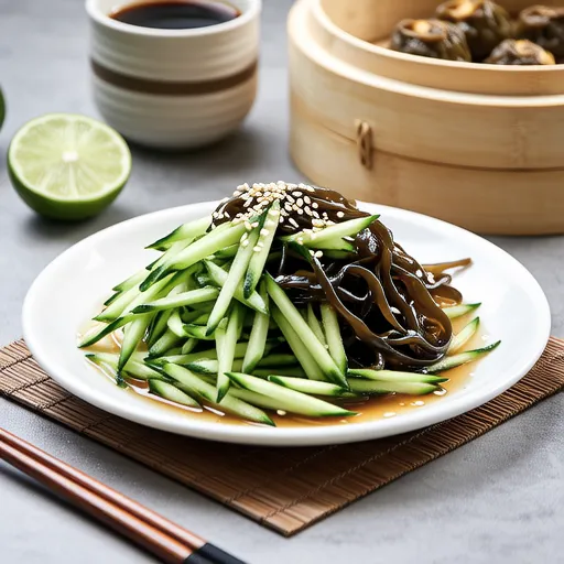 Cucumber and Seaweed Vinegar Salad