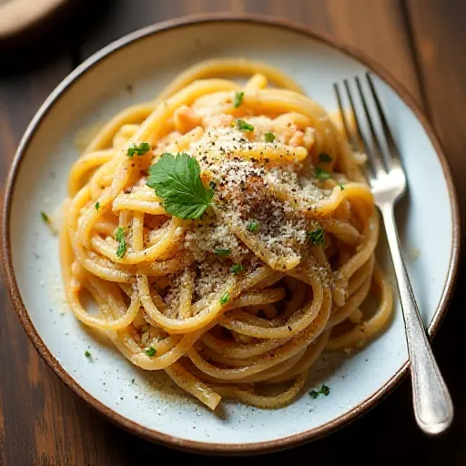 Sauté de pâtes au fromage et aux oignons