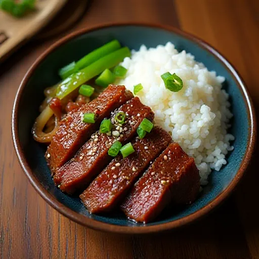 牛肉の照り焼きプレート